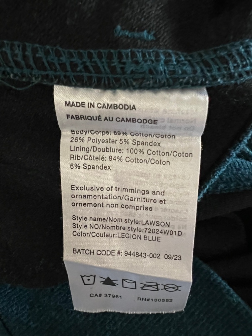 Woods Green Hoodie Women's Size XL LIKE NEW - Picture 9 of 10